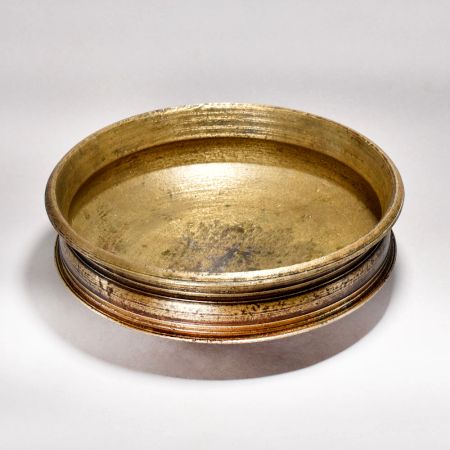 Vintage Handmade Brass Urli for Flower Decoration