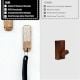 6 Pieces Handmade Wooden Decorative Adhesive Wall Hooks