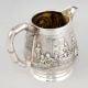 Vintage Anglo Indian Silver Creamer Jug with Village Scene Engraving