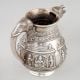 Vintage Silver Elephant Handle Religious Temple Water Pitcher