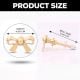 6 Pieces Brass Golden Bow Tie Living Room Cabinet Knobs