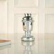 Modern Glass Silver Candle Holder for Home Decor
