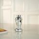 Modern Glass Silver Candle Holder for Home Decor