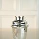 Modern Glass Silver Candle Holder for Home Decor