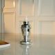 Modern Glass Silver Candle Holder for Home Decor