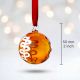 12 Pieces Handcrafted Multicolor Glass Christmas Ornament