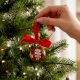 12 Pieces Handcrafted Multicolor Glass Christmas Ornament