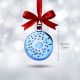 12 Pieces Handcrafted Multicolor Glass Donut Christmas Ornaments