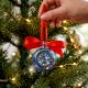 12 Pieces Handcrafted Multicolor Glass Donut Christmas Ornaments