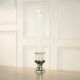Vintage Silver Mercury Glass Taper Candle Holder