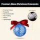 Multicolor Handcrafted Glass Christmas Ball Ornaments