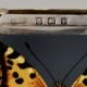 Birmingham Sterling Silver Butterfly Enamel Vesta Case