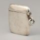 Birmingham Sterling Silver Enamel Perch Fish Vesta Case