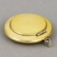 Guilloche Enamel Silver Compact Powder Case Pendant