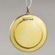 Guilloche Enamel Silver Compact Powder Case Pendant