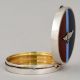 Gieves Ltd RAF Wings Silver and Enamel Compact Mirror