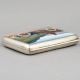 WH&Co Ltd Sterling Silver Enamel Motor Car Cigarette Case