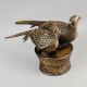 Handcrafted Brass Bird Figurine Decorative Vintage Sculpture