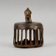 Vintage Brass Foot Scrubber with Elephant Handle