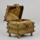 Handcrafted Brass Tribal Storage Chest Vintage Decorative Box