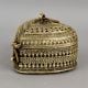 Handcrafted Brass Heart Shaped Jewelry Box Vintage Keepsake
