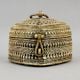 Handcrafted Brass Heart Shaped Jewelry Box Vintage Keepsake