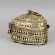 Handcrafted Brass Heart Shaped Jewelry Box Vintage Keepsake