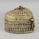 Handcrafted Brass Heart Shaped Jewelry Box Vintage Keepsake