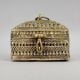 Handcrafted Brass Vintage Jewelry Box Decorative Storage Chest