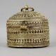 Handcrafted Brass Ornate Jewelry Box Vintage Decorative Storage
