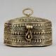 Handcrafted Brass Decorative Jewelry Box Ornate Storage Case