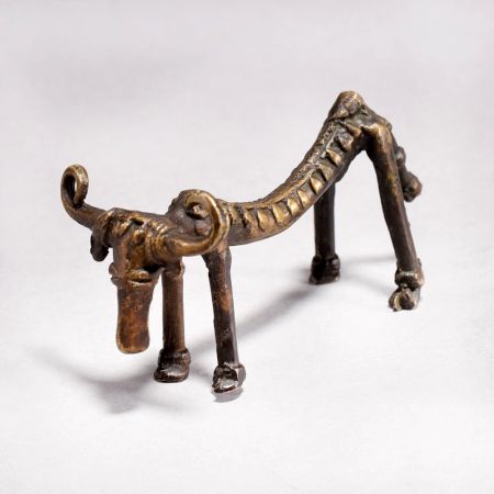 Handmade Vintage Finish Brass Bull Statue for Decor