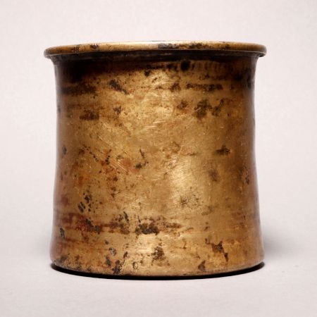 Vintage Finish Brass Panchpatra Water Pot for Flower Decor
