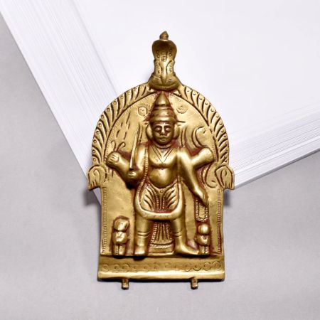 Beautiful Brass Wall Hanging God Plate for Home Decor