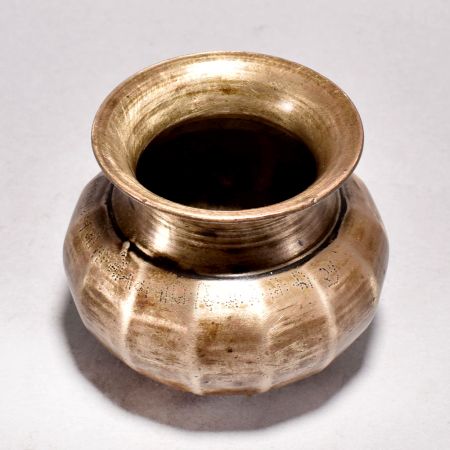 Handcrafted Vintage Finish Bell Metal Holy Water Pot