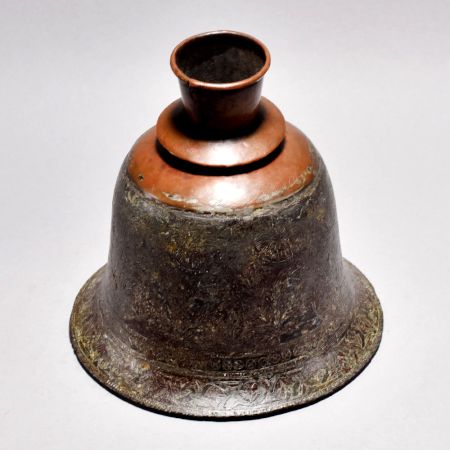Vintage Copper Metal Hookah Base for Flower Decor