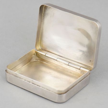 Vintage Handcrafted Silver Anchor Keepsake Box