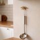 Modern Dinosaur Aluminium Golden Heavy Duty Wall Hooks-Pack of 3