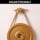 3 Pieces Dinosaur Aluminium Golden Heavy Duty Wall Hook