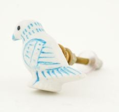 Light Blue Bird Knob