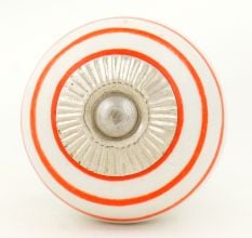 White Orange Knob