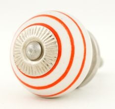 White Orange Knob