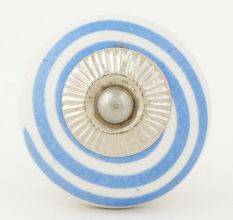 Sky Blue Pattern Knob