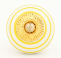 White Yellow Knob