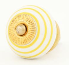 White Yellow Knob