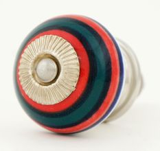 Mixed Color Striped Knob