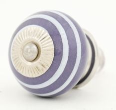 Purple White Swirls