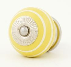 Yellow White Stripes