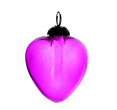 Pink Star Cut Christmas Hanging