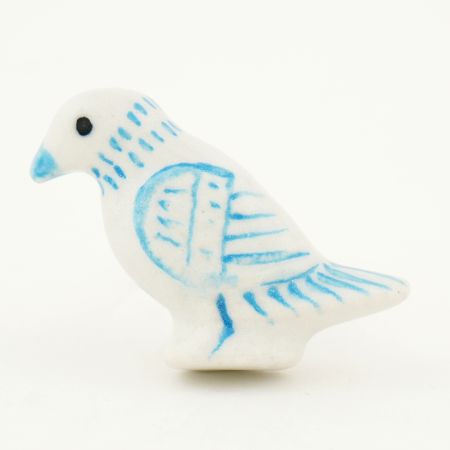 Light Blue Bird Knob